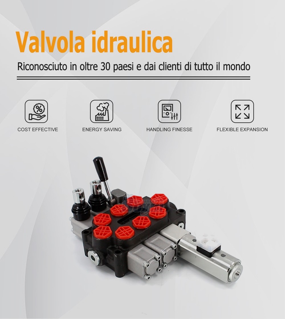 High Performance Q45-DT-2OT 3 Spool Monoblock Valve for Hydraulic Systems